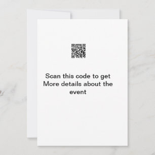 Simple analyse de code Q R modèle d'événement méti