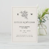 Simple and Affordable Rustic Wedding Invitations (Debout devant)