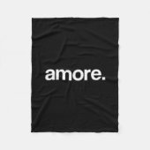 Simple And Unique Amore Valentine's Day Design Fleece Deken (Voorkant)