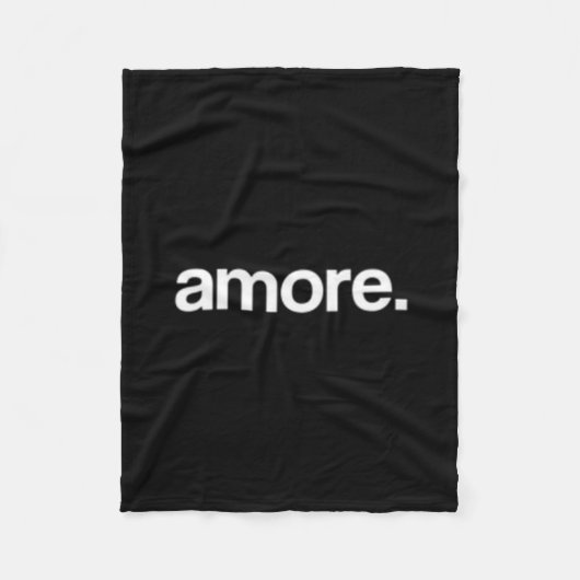 Simple And Unique Amore Valentine's Day Design Fleece Deken (Voorkant)