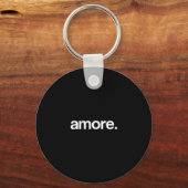 Simple And Unique Amore Valentine's Day Design  Sleutelhanger (Voorkant)