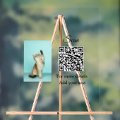 Simple animal name details QR code add text photo (Neutre)