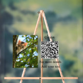 Simple animal name details QR code add text photo (Neutre)