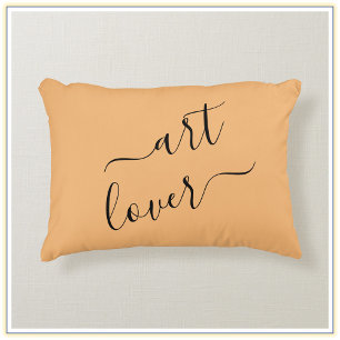 Simple Art Lover minimaliste Design Accent Coussin