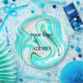 simple assiette blanche (Fête)