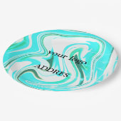 simple assiette blanche (Angle)