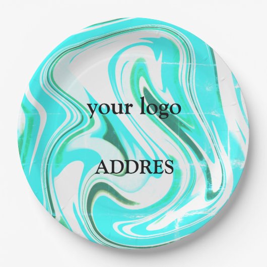 simple assiette blanche (Devant)