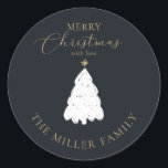 Simple autocollant navy Christmas tree.<br><div class="desc">Simple autocollant navy Christmas tree.</div>