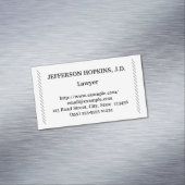 Simple avocat Carte de visite magnétique (In Situ)