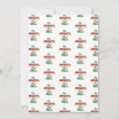 Simple Baby shower BBQ Baby Q Kabobs Kaart (Achterkant)