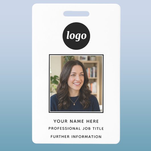 Simple badge de photo d'identité
