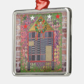 Simple Bahay Kubo Metalen Ornament (Links)