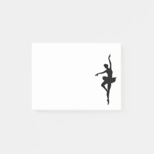 Simple Ballerina Silhouette Post-it® Notes