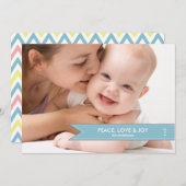 Simple Banner Photo Holiday Kaart (Voorkant / Achterkant)