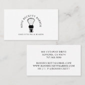 Simple Barber Visitekaartje (Voorkant / Achterkant)