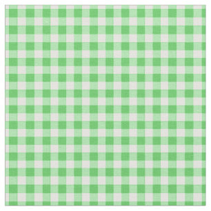 Simple Basic Green Gingham Stof