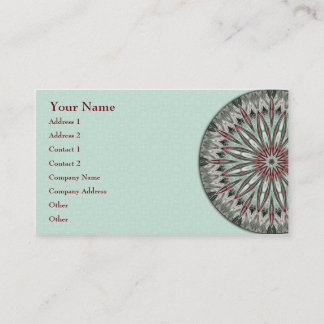 Simple Beauty Mandala - Carte de visite