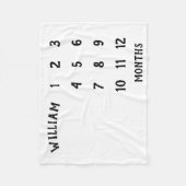 Simple bébé Jalon mensuel couverture bébé (Devant)