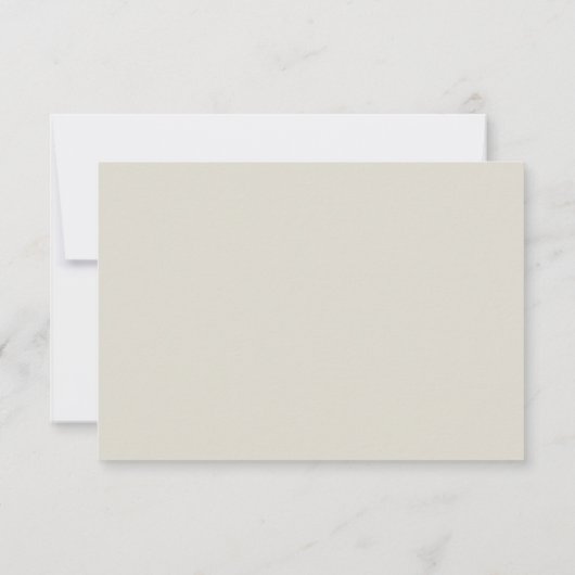 Simple Beige Wedding RSVP (Dos)