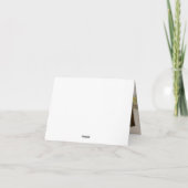 Simple Black and White Photo Elegant Wedding Bedankkaart (Achterkant)