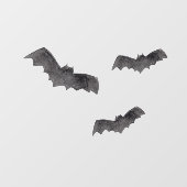 Simple Black Boo Happy Halloween Raamsticker (Vel)