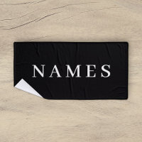 Simple Black Custom Ajouter Votre Nom Élégant