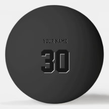 Simple Black Custom Nummer en naam