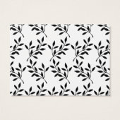 Simple Black Devis Combien De Baisers Cartes De Je (Dos)