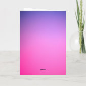 Simple Black Heart Elegant Photo Carte Valentine (Dos)