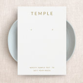 Simple Blanc Ajouter votre logo Carte d'affichage