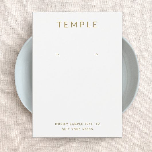 Simple Blanc Ajouter votre logo Carte d'affichage