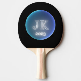 Simple Blue Retro Ping Pong Paddle JK 2023 Tafeltennisbatje