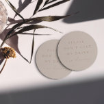 Simple Blush Pink Ne prenez pas mon verre Je danse<br><div class="desc">Le design présente une police manuscrite et un design moderne minimaliste. Conçu pour coordonner avec pour la collection de Faire-part de mariage "SERENA". Pour déplacer le texte ou modifier la taille, la police ou la couleur, cliquez sur "Cliquez pour customiser plus loin". Voir le lien de collection sur cette page...</div>