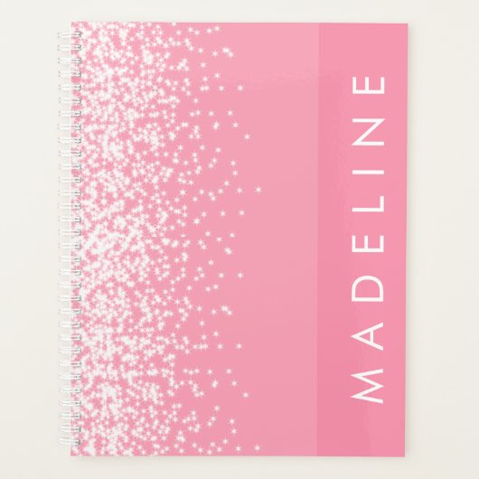 Simple Blush Pink Sparkle Nom personnalisé (Devant)
