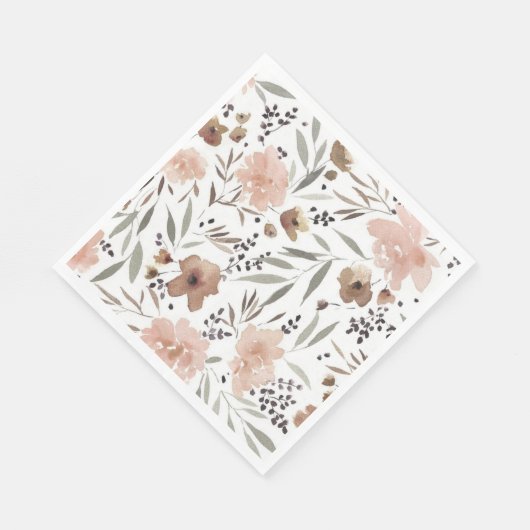Simple Boho Flower Luncheon Napkin Servet (Hoek)