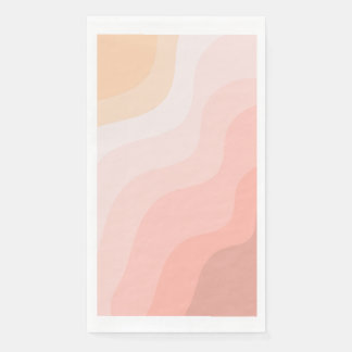 Simple Boho Ombre Aquarelle serviette en papier