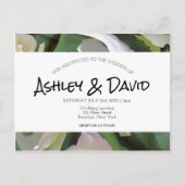 Simple Boho Script Wedding Briefkaart (Voorkant)