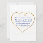 Simple Boho Wedding Invitation Card (Dos)