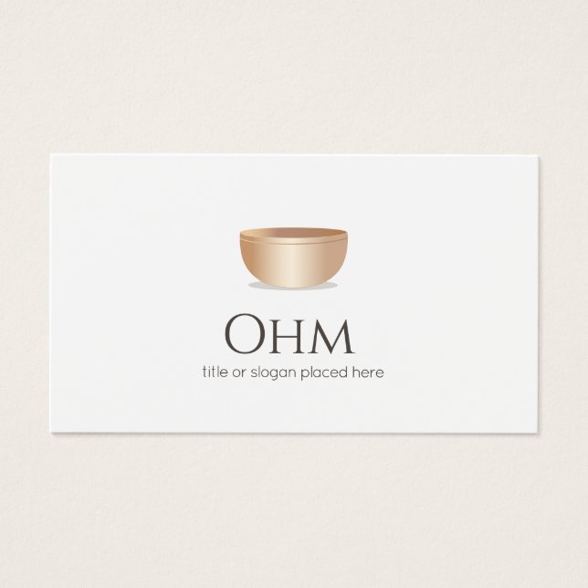 Simple bol de chant Tibetian (Devant)