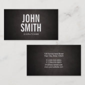 Simple Bold Text Dispatcher Visitekaartje (Voorkant / Achterkant)