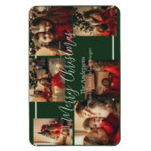Simple Border Holiday Card Magneet (Verticaal)
