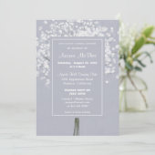 Simple Bouquet Floral Invitation de la nuptiale (Debout devant)