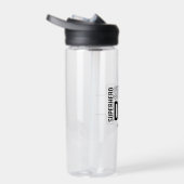 Simple bouteille d'eau de Super Papa Noir (Droite)