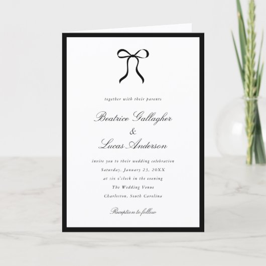 Simple Bow Classic Wedding (Voorkant)