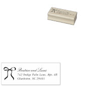 Simple Bow Classic Wedding Rubberstempel (Gestempeld)