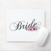 Simple Bride Bloem Calligrafie | Muismat (Met muis)