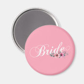 Simple Bride Floral Calligraphie | Magnet (Recto/Verso)