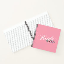 Simple Bride Floral Calligraphy | Cahier
