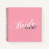 Simple Bride Floral Calligraphy | Cahier (Devant)