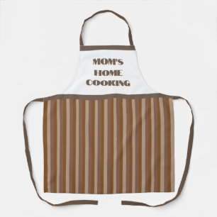 Simple Brown bande de maman's Home Cuisine tablier